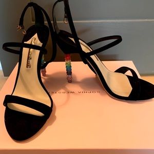Sophia Webster Rainbow Crystal Rosalind Heels